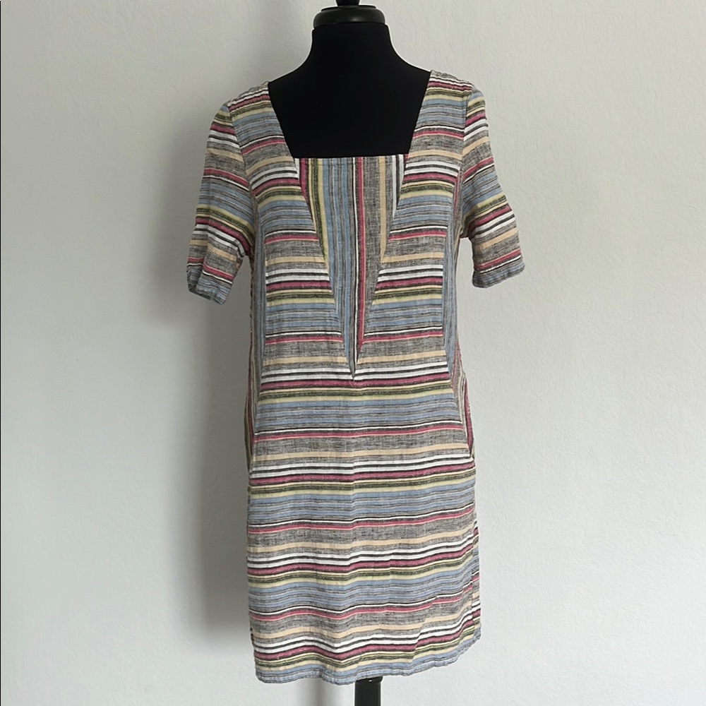 FOR CYNTHIA Striped Multicolor Dress